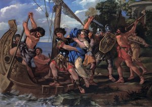 De Ontvoering van Elena door Giovanni Francesco Romanelli